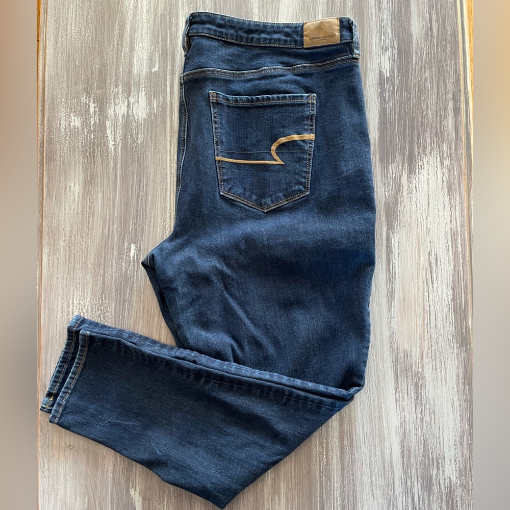 American Eagle Super Stretch X4 Super Hi Rise Jegging Size 20 Regular